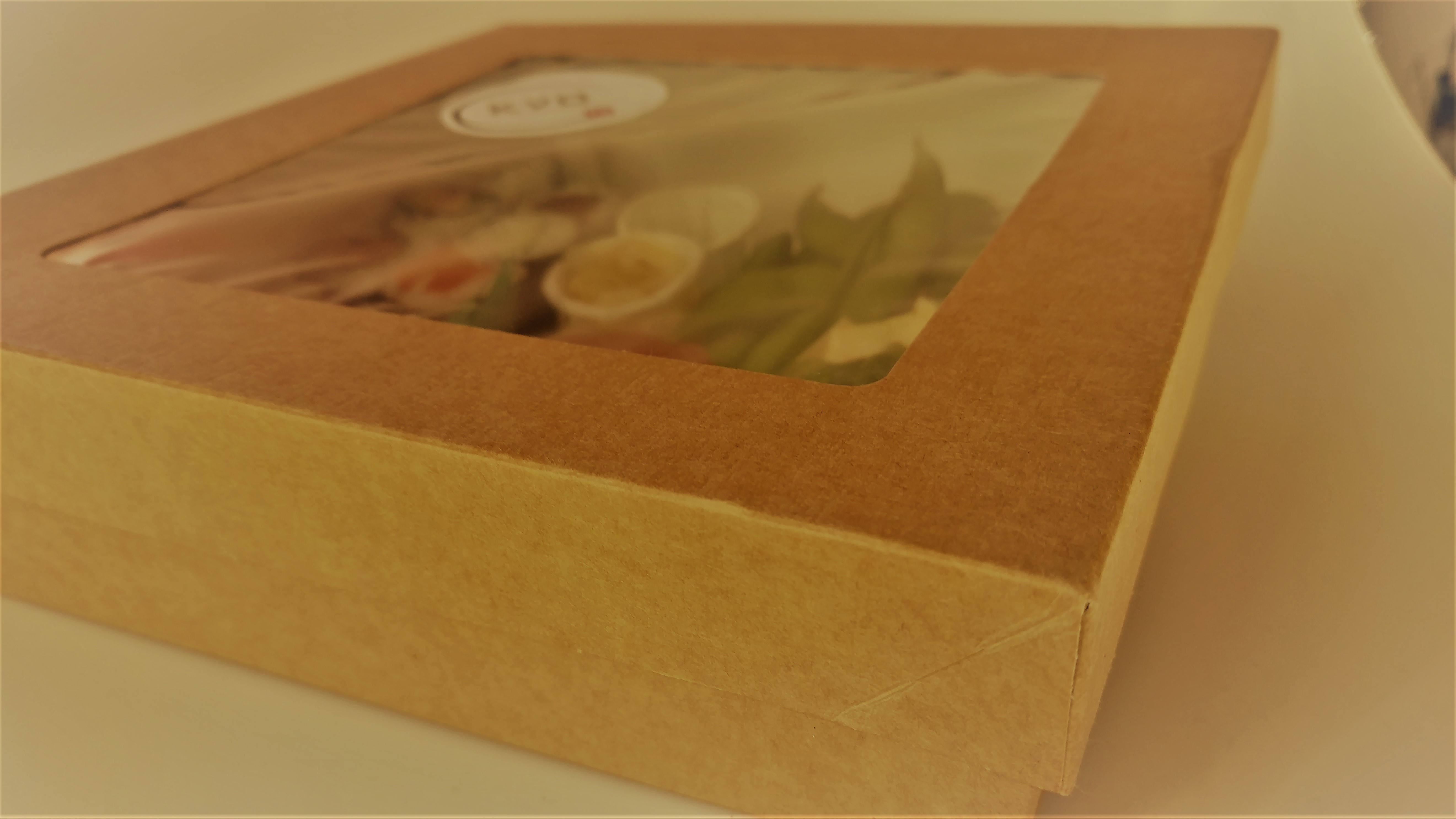 nouvelles lunch box restaurant japonais kyo - emballage biodégradable