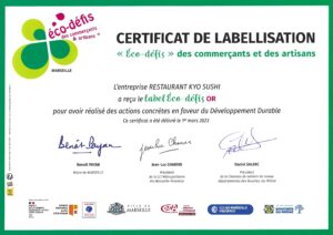 sushi marseille eco-responsable