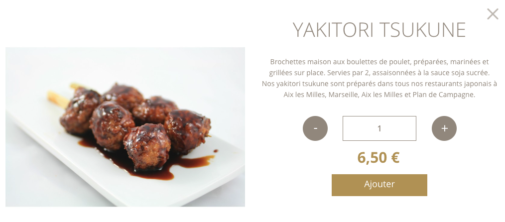 livraison yakitori restaurant japonais aix en provence