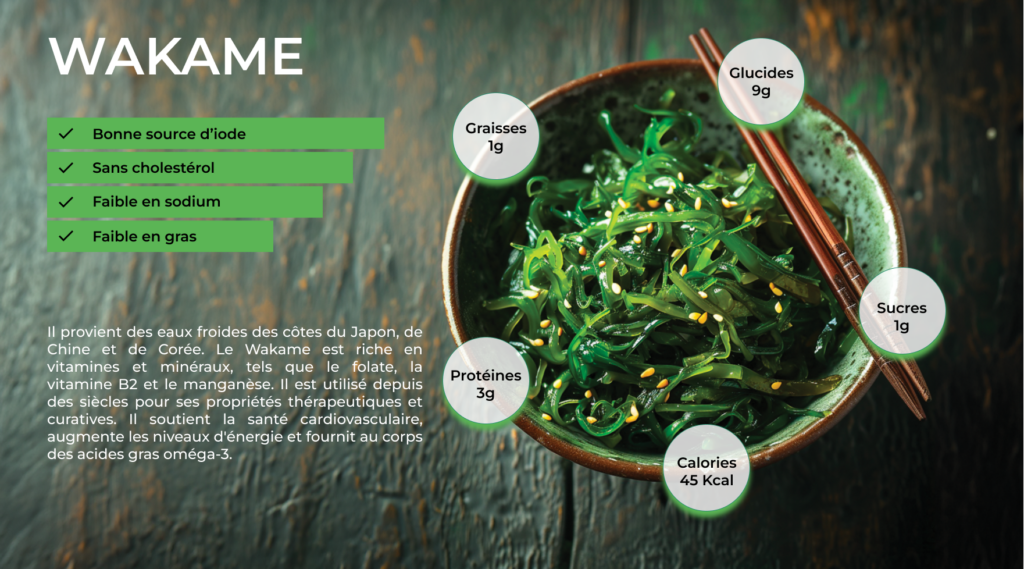 Wakame nutritionnel