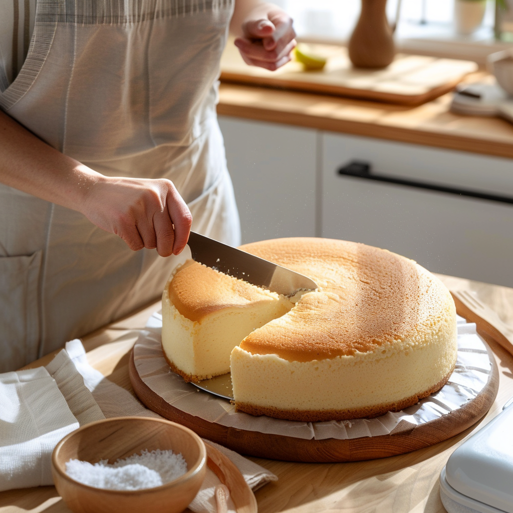 gâteau japonais au fromage