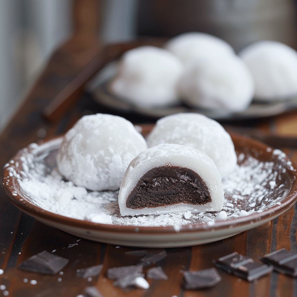 mochis au chocolat
