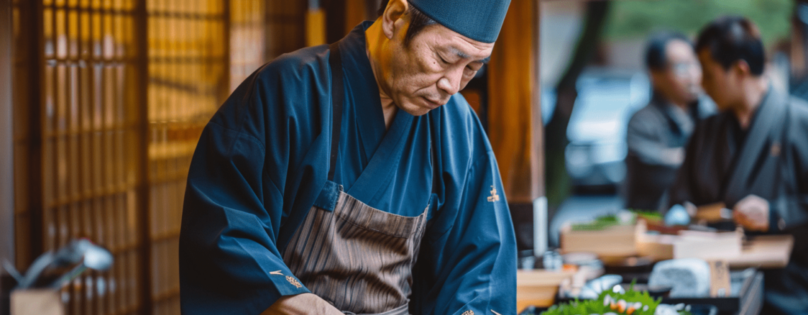La naissance du sushi japonais